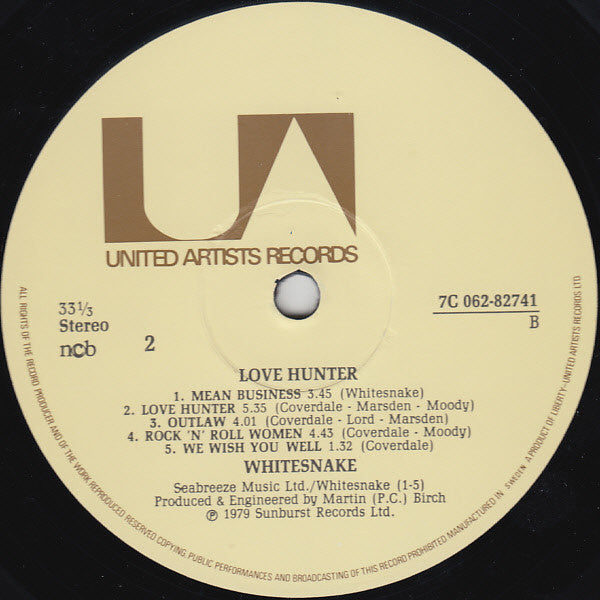 Whitesnake - Lovehunter