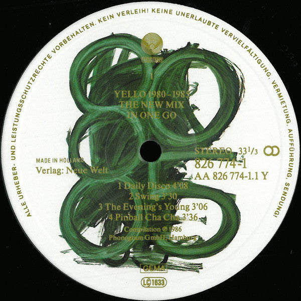 Yello – 1980 - 1985 The New Mix In One Go