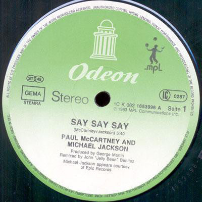 McCartney, Paul - Say Say Say