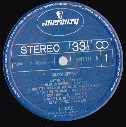 Cale, J.J. - Grasshopper - RecordPusher