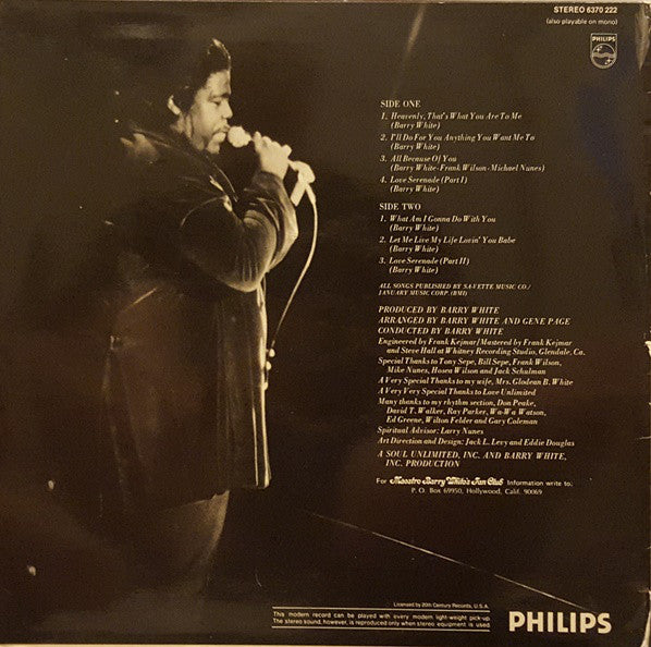 White, Barry - Just Another Way To Say i Love You