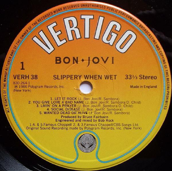 Bon Jovi - Slippery When Wet
