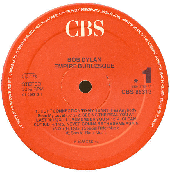 Dylan, Bob - Empire Burlesque