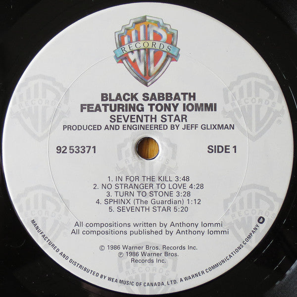 Black Sabbath Featuring Tony Iommi – Seventh Star