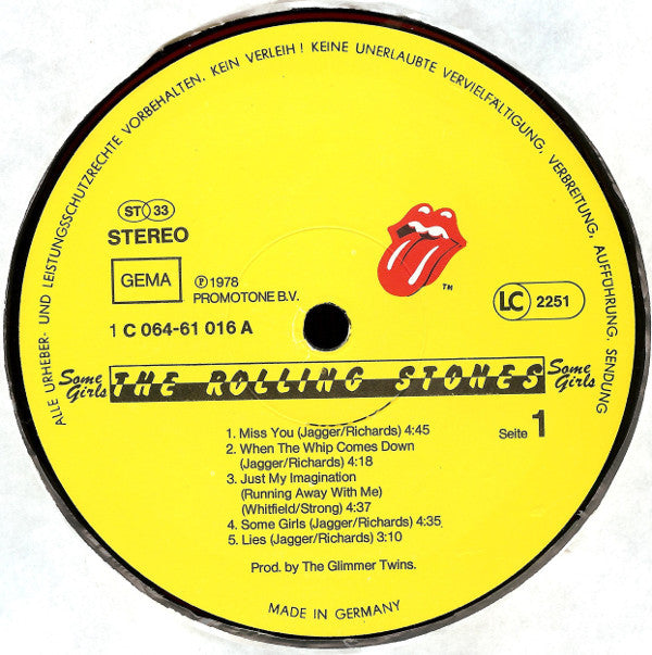 Rolling Stones - Some Girls