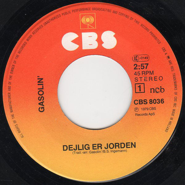 Gasolin' – Dejlig Er Jorden