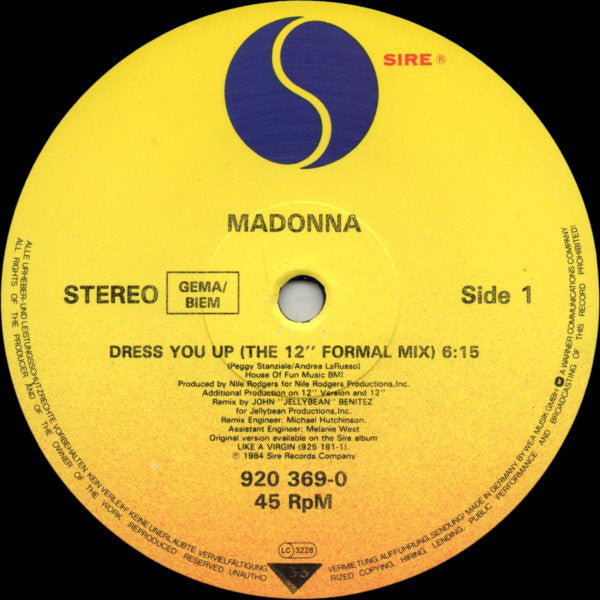 Madonna – Dress You Up