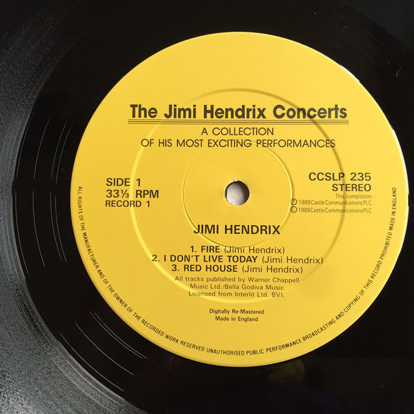 Hendrix, Jimi – The Jimi Hendrix Concerts