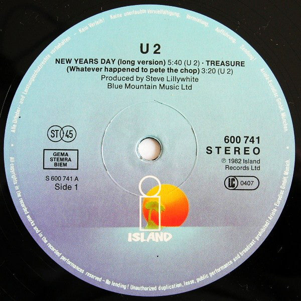 U2 - New Year's Day