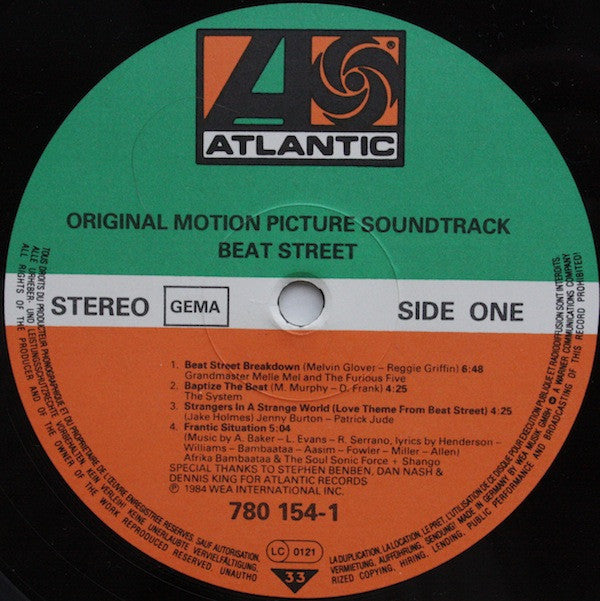 Beat Street Volume 1 - OST