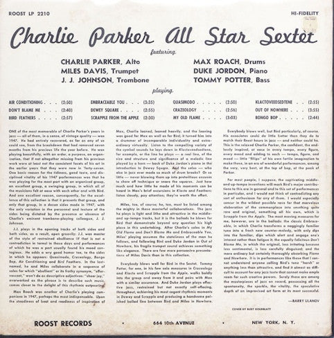 Charlie Parker – All Star Sextet