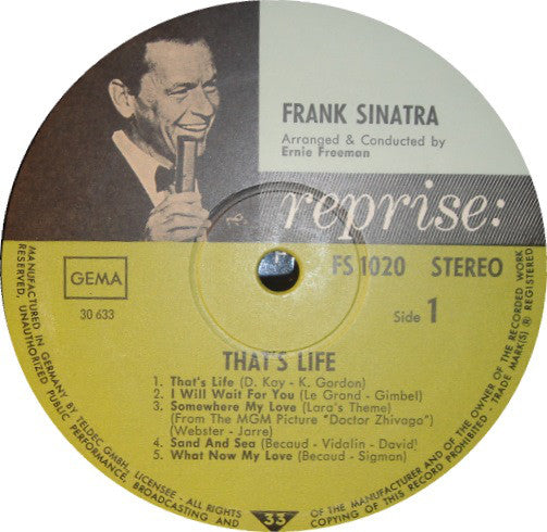 Sinatra, Frank - That's Life