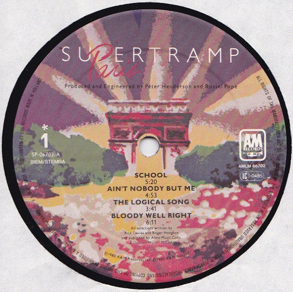 Supertramp - Paris