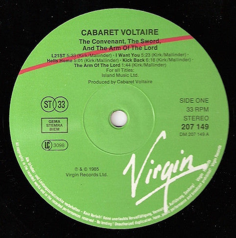 Cabaret Voltaire – The Covenant, The Sword And The Arm Of The Lord