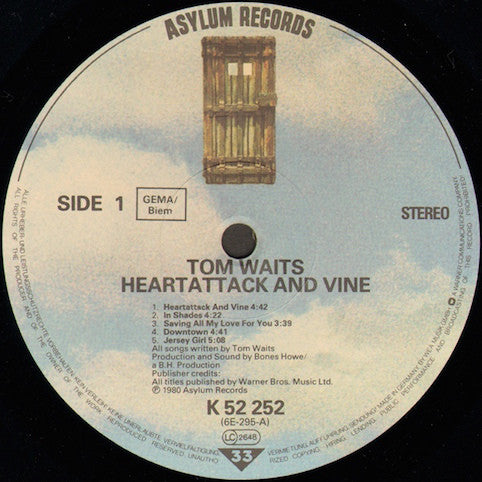 Waits, Tom – Heartattack And Vine