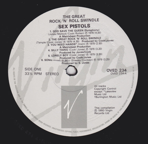 Sex Pistols – The Great Rock 'N' Roll Swindle