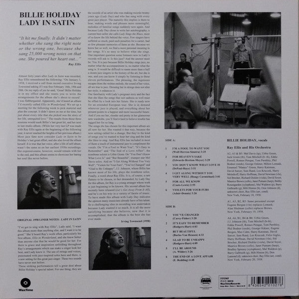 Holiday, Billie - Lady In Satin