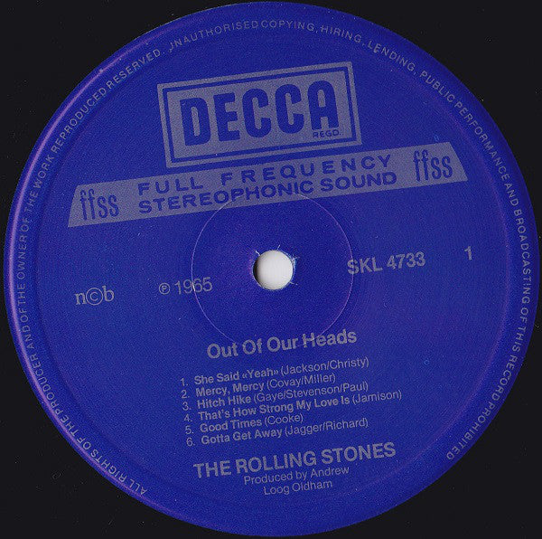 Rolling Stones - Out Of Our Heads