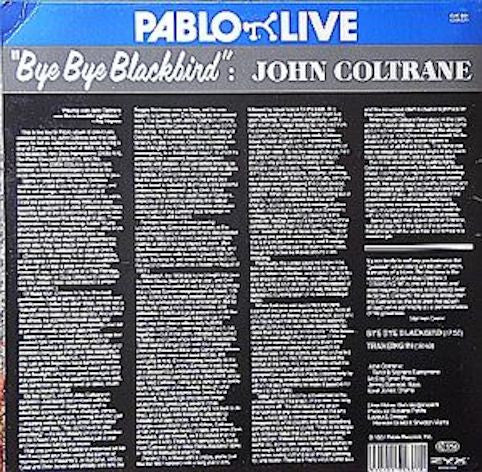 Coltrane, John – Bye Bye Blackbird