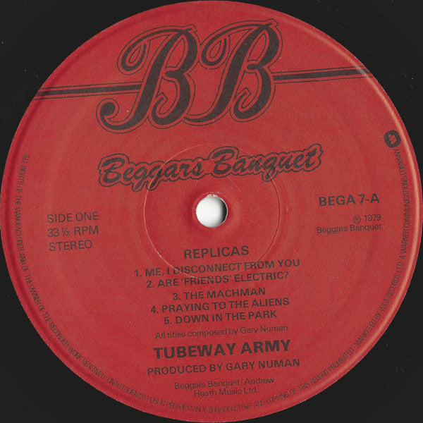 Tubeway Army - Replicas
