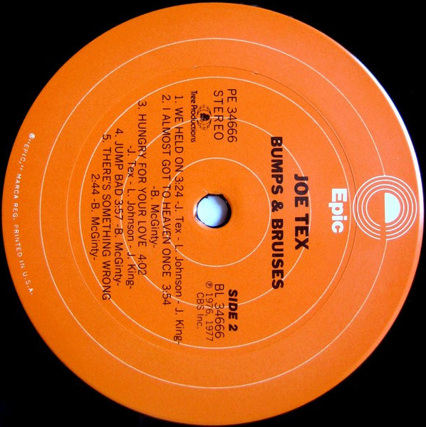 Tex, Joe - Bumps & Bruises