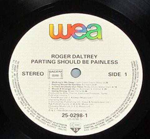 Daltrey, Roger – Parting Should Be Painless
