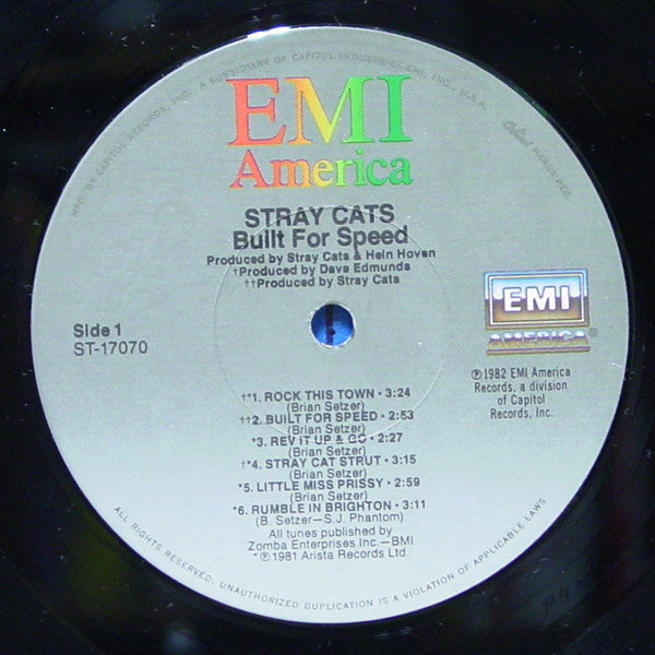 Stray Cats - Built For Speed