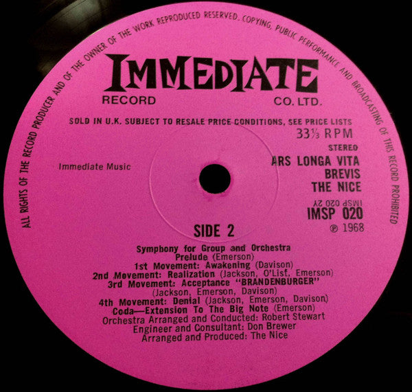 The Nice – Ars Longa Vita Brevis