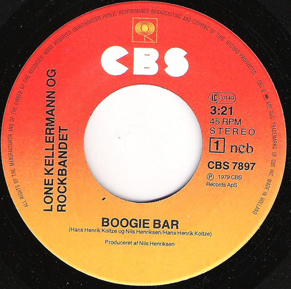 Lone Kellermann & Rockbandet – Boogie Bar