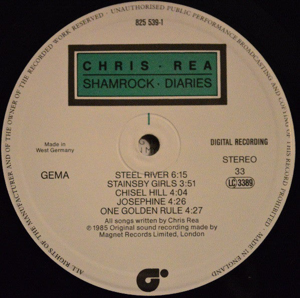 Chris Rea – Shamrock