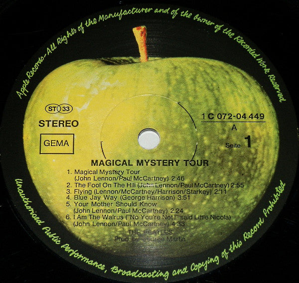 Beatles – Magical Mystery Tour Plus Other Songs