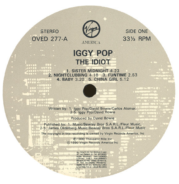 Pop, Iggy - The Idiot
