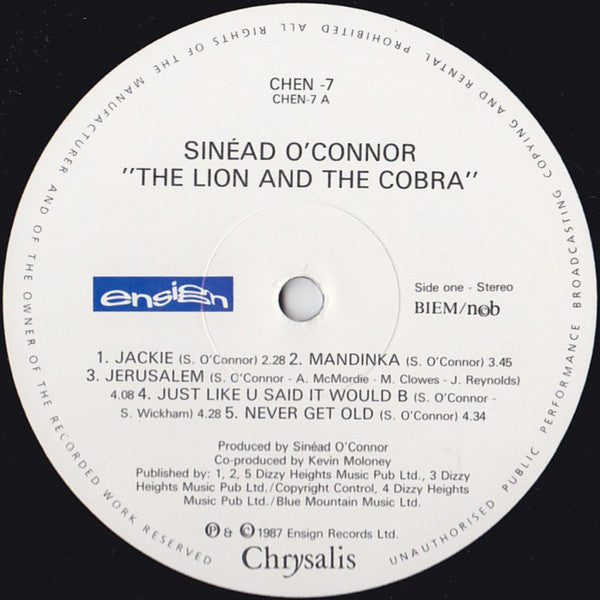 O'connor, Sinéad - The Lion And The Cobra