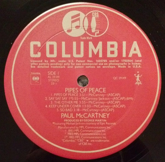 McCartney, Paul - Pipes Of Peace