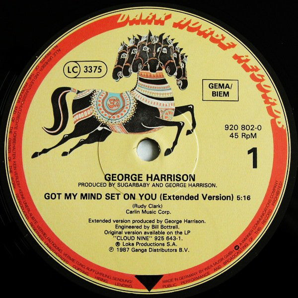 Harrison, George - Got My Mind Set On You