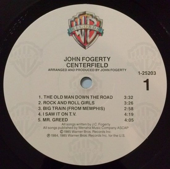 Fogerty, John - Centerfield
