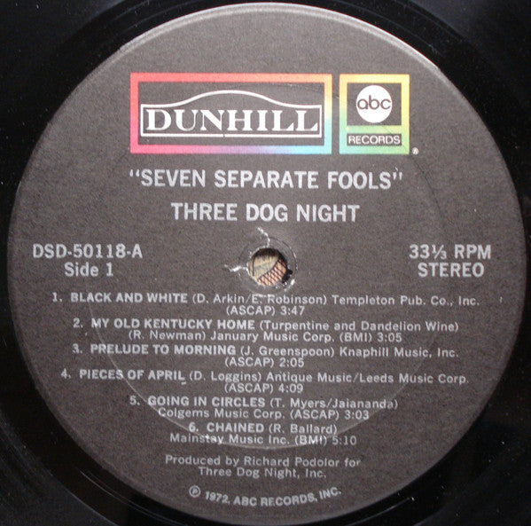 Three Dog Night – Seven Separate Fools