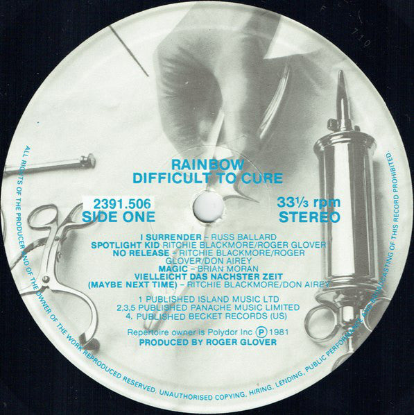 Rainbow - Difficult To Cure