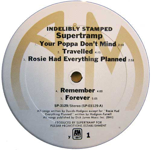 Supertramp - Indelibly Stamped