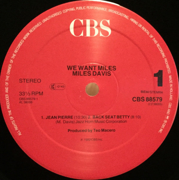 Davis, Miles - We Want Miles