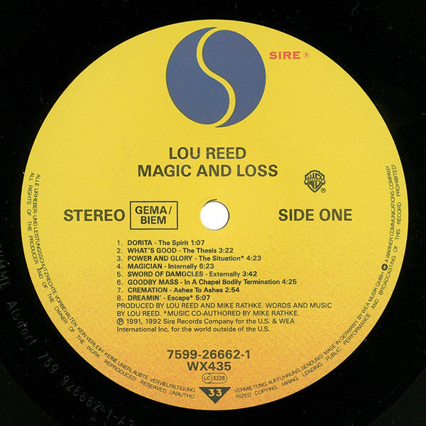 Reed, Lou - Magic And Loss