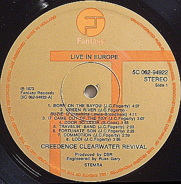 Creedence Clearwater Revival – Live In Europe