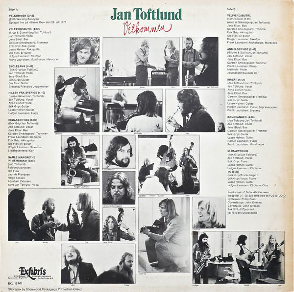 Toftlund, Jan – Velkommen