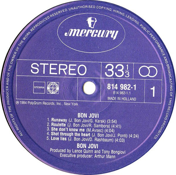 Bon Jovi - Bon Jovi