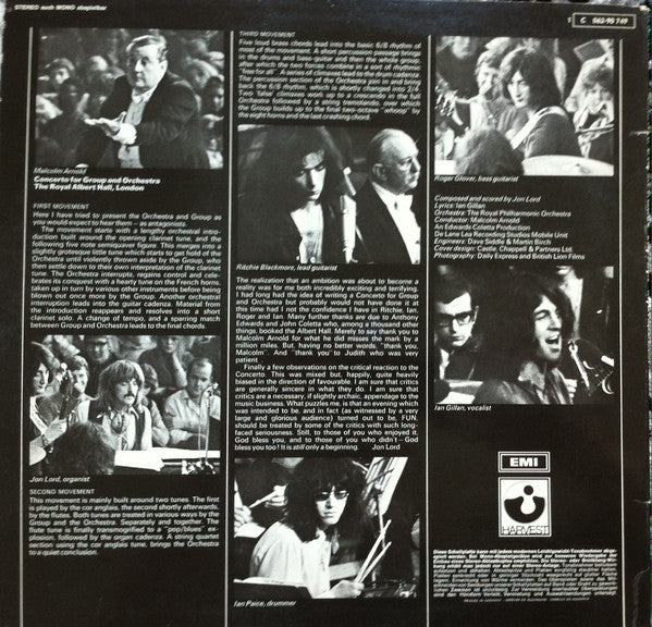 Deep Purple & Royal Philharmonic Orchestra, The – Concerto For Group And Orchestra