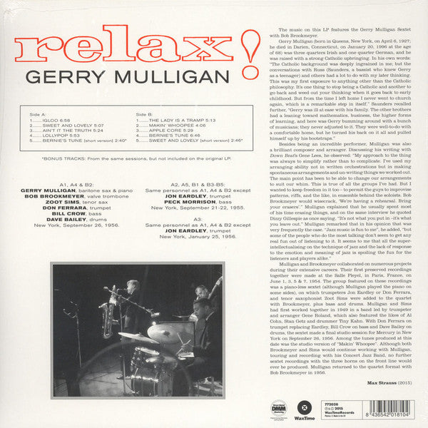 Mulligan, Gerry - Relax!