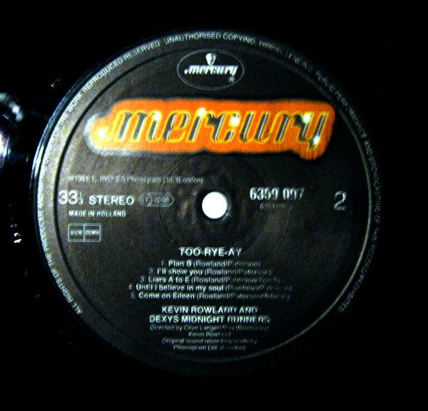 Kevin Rowland & Dexys Midnight Runners – Too-Rye-Ay