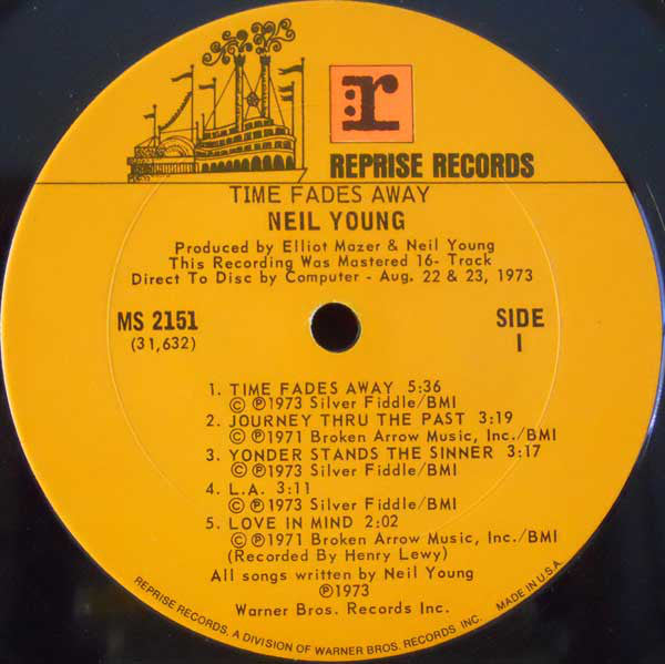 Young, Neil - Time Fades Away