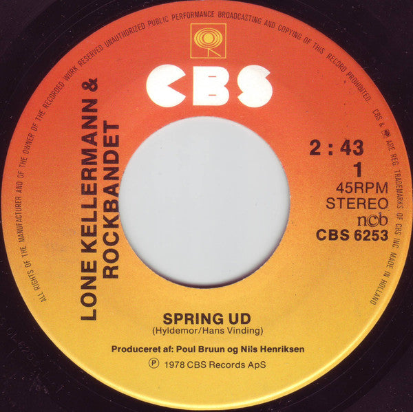Lone Kellermann & Rockbandet – Spring Ud