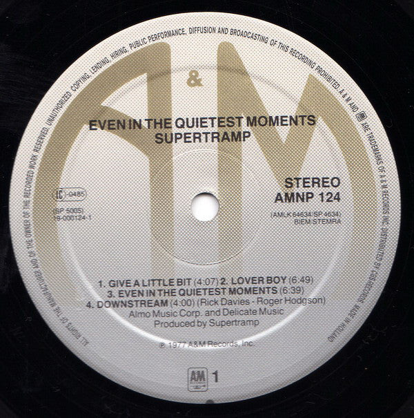 Supertramp - Even In The Quietest Moments...
